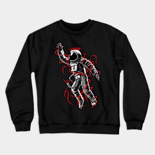 Astronaut dynamic lines Crewneck Sweatshirt